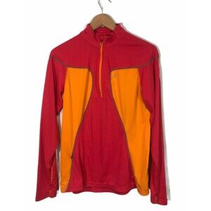 Asics Women's Quarter Zip Lightweight Pullover with Pockets % Thumbholes - Large